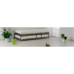 Cama Litera Plegable Metálica Vega de Pardo - Colchones De Casa