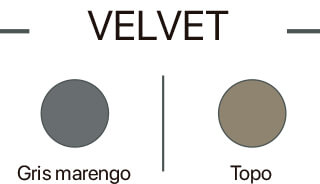 tapizado velvet flex